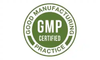 Manufactured following GMP certified production standards